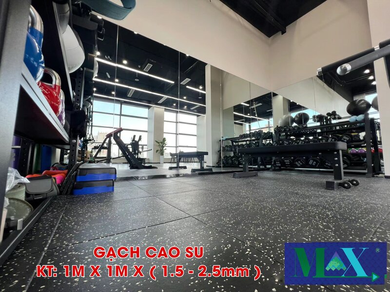 Sàn Cao Su Giảm Chấn EPDM – Giải Pháp An Toàn và Bền Bỉ Cho Không Gian Của Bạn