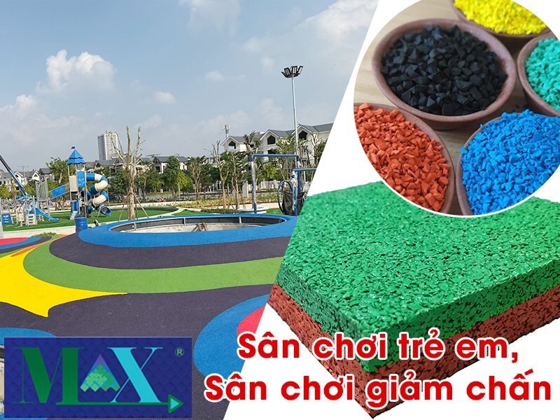 Thảm Cao Su Sân Chơi: Bảo Vệ Trẻ Em, Chống Trượt và Giảm Va Đập