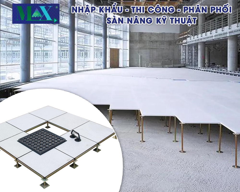 Bảng giá thi công và lắp đặt sàn nâng kỹ thuật – giá gốc nhà phân phối