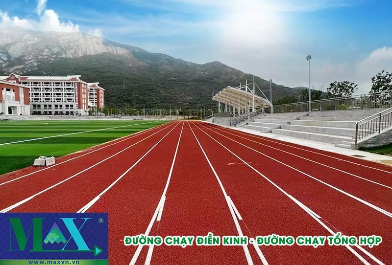 Thi công đường chạy tổng hợp