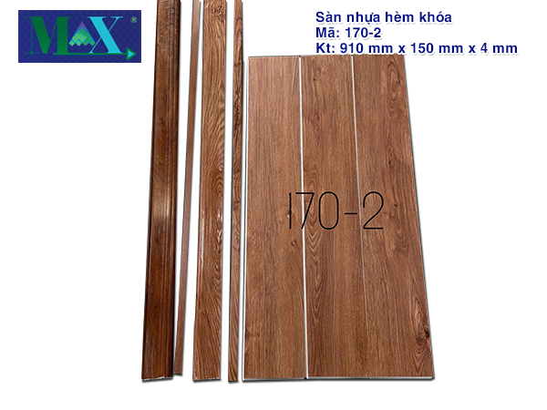 Sàn nhựa hèm khóa 170-2 (4mm)