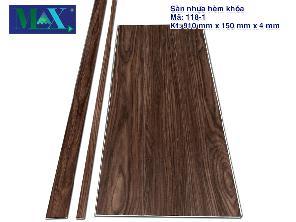 Sàn nhựa hèm khóa 118-1 (4mm)